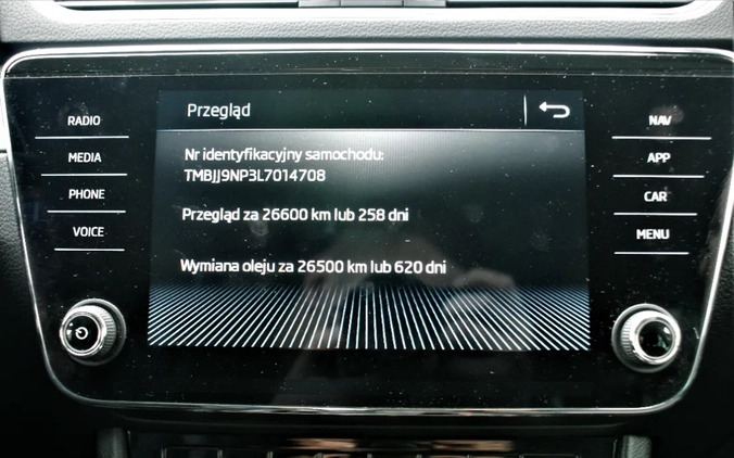 Skoda Superb cena 110900 przebieg: 80166, rok produkcji 2019 z Kielce małe 326
